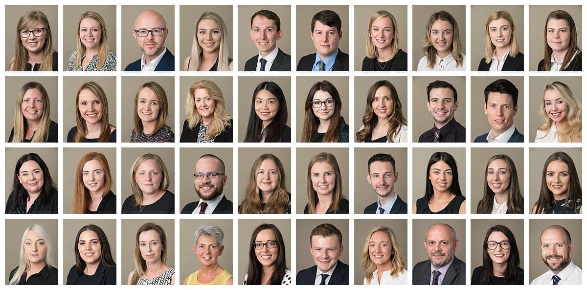 Large law firm headshot photographs